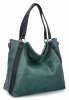 Torebka Damska Shopper Bag XL firmy Hernan HB0337 Butelkowa Zieleń